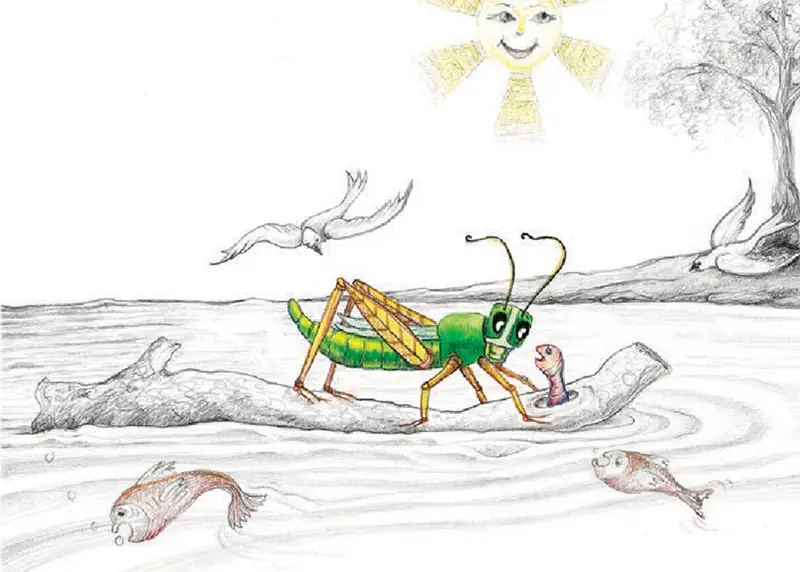 Kai meets the Worry Worm